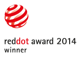 winnaar van de Red Dot Award 2014